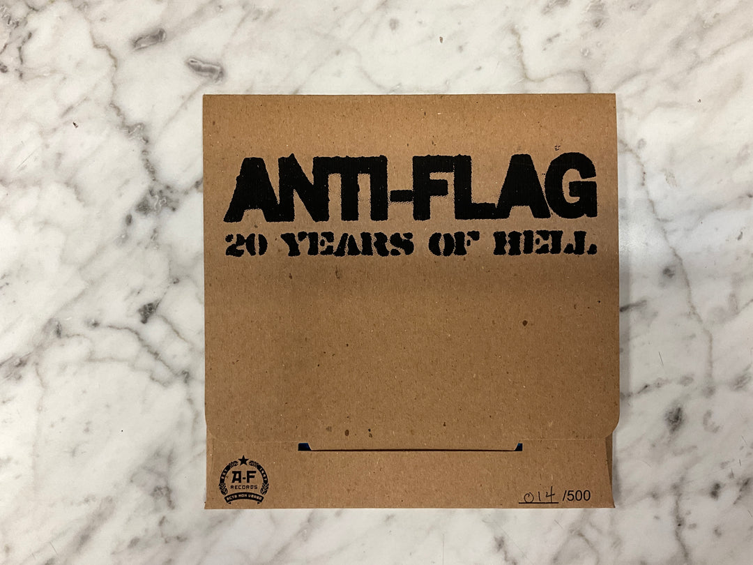 Anti-Flag / All Dinosaurs - 20 Years of Hell: Volume 2 (October 2013 Blue Translucent Vinyl, Numbered) Very Good Plus VR101726