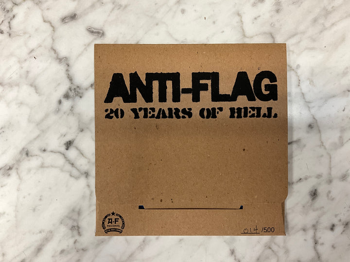 Anti-Flag / All Dinosaurs - 20 Years of Hell: Volume 2 (October 2013 Blue Translucent Vinyl, Numbered) Very Good Plus VR101726