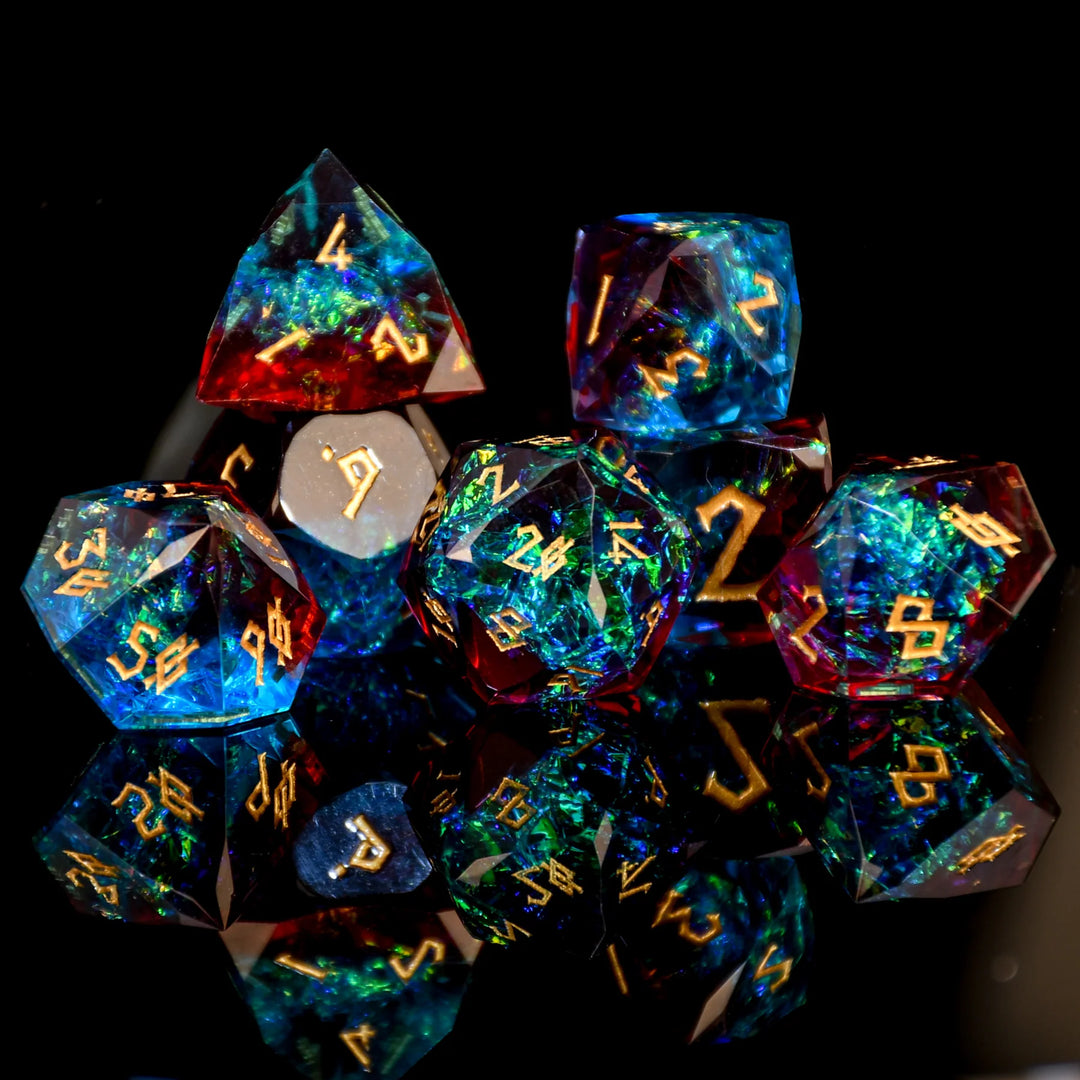 Chaos Bolt Multifaceted Resin Dice Set - Misty Mountain Gaming MM51926