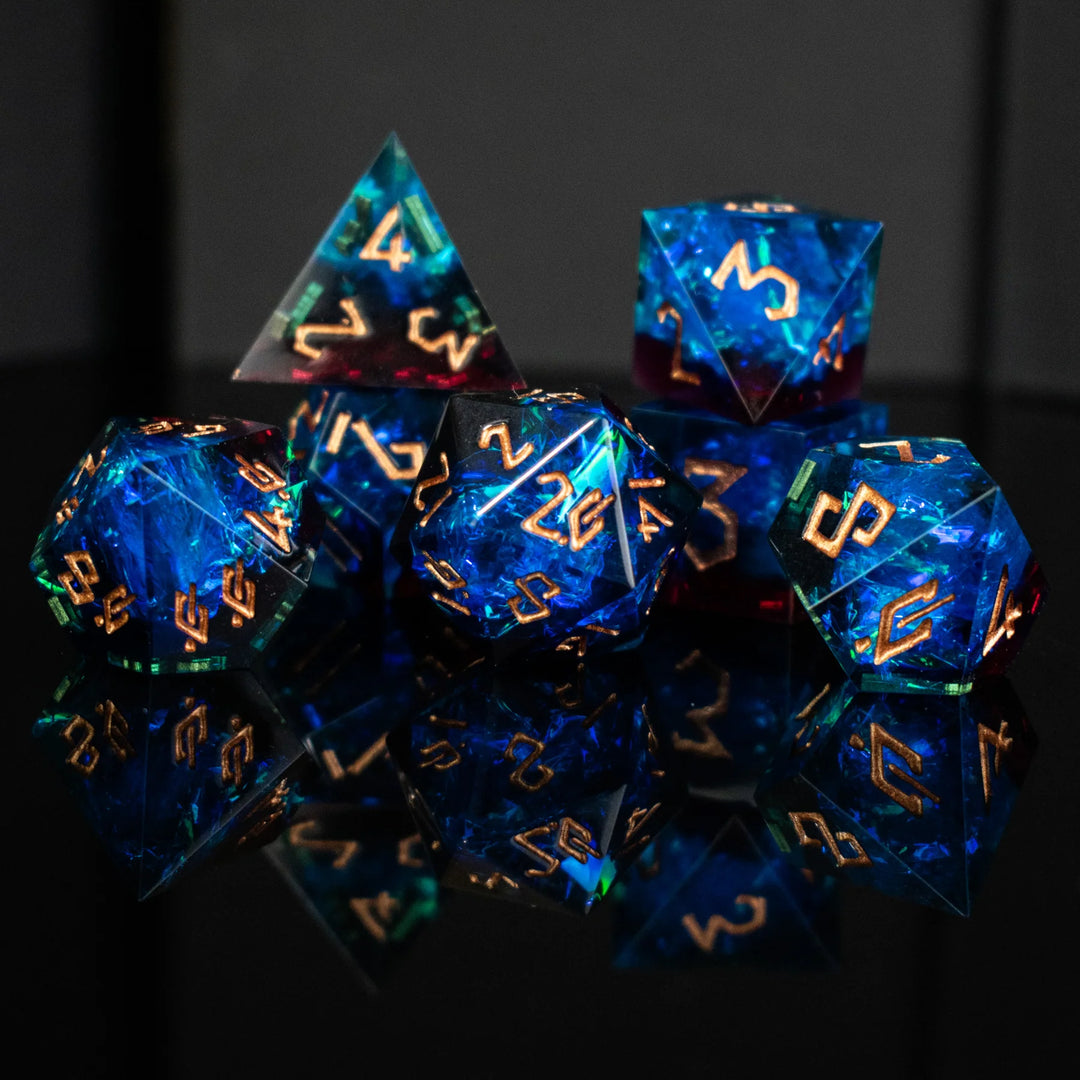 Chaos Bolt Sharp-Edged Dice Set - Misty Mountain Gaming MM51926