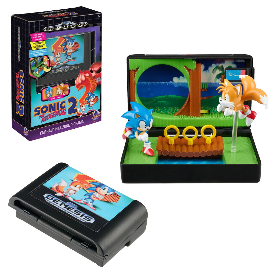 Console Heroes SEGA Sonic the Hedgehog 2 Emerald Hill Zone Diorama NA2626