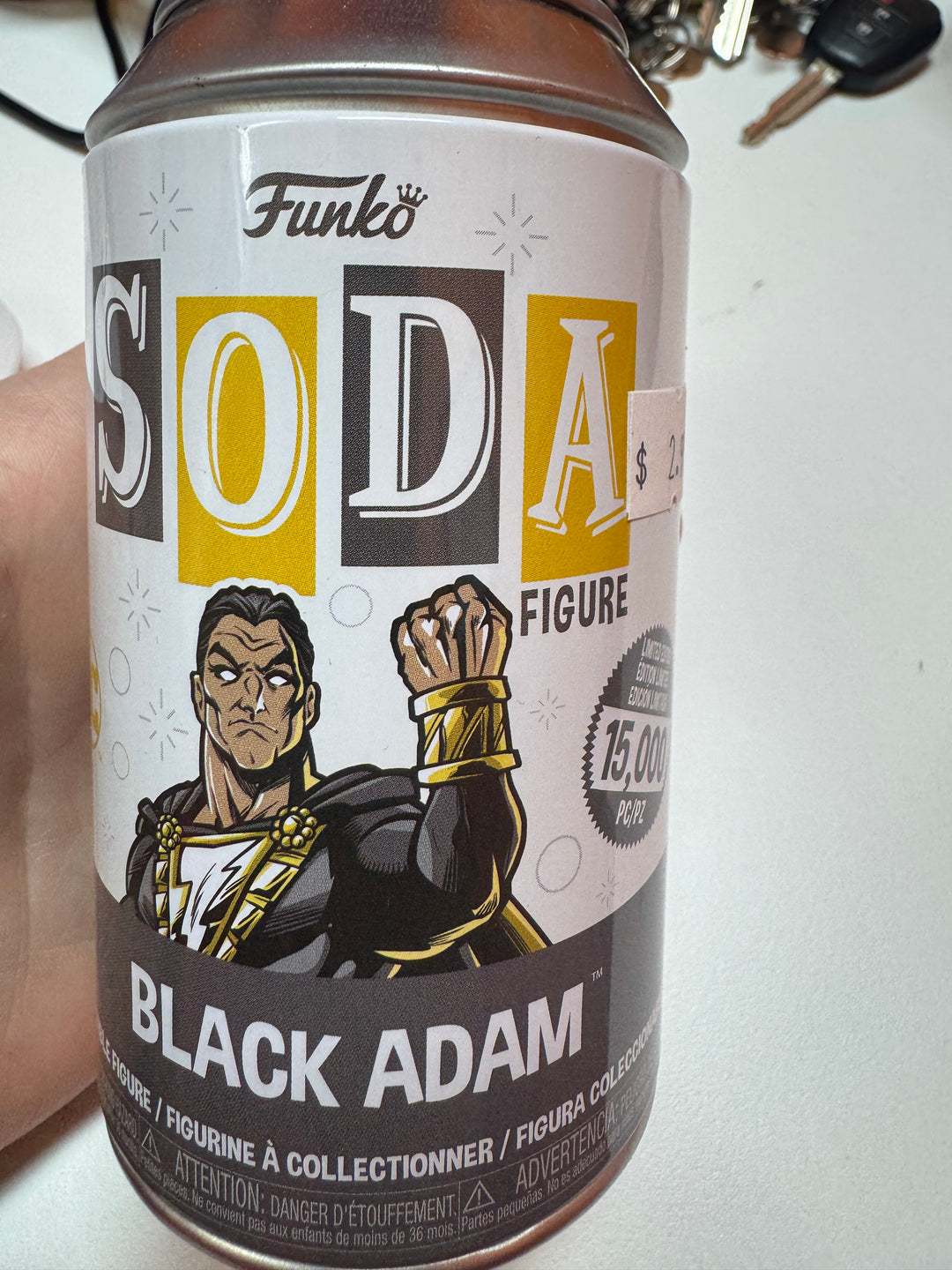 Funko Soda - DC Black Adam- Opened MD31326