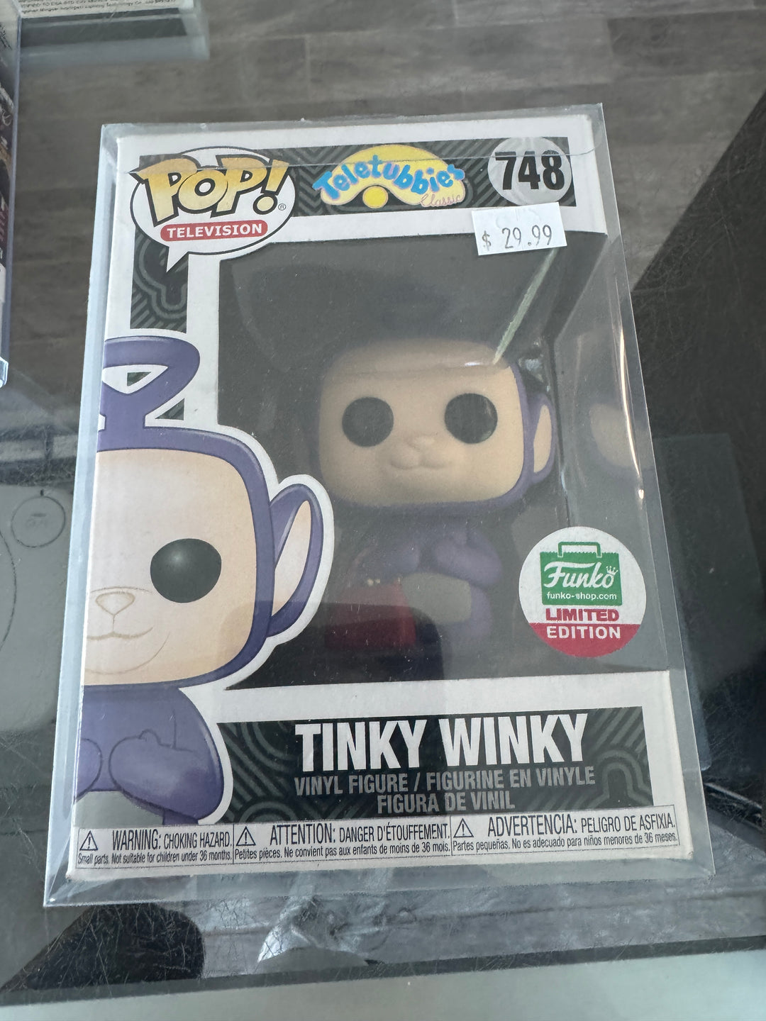 Teletubbies - Tinky Winky - Funko (Exclusive) #748 - Funko Pop