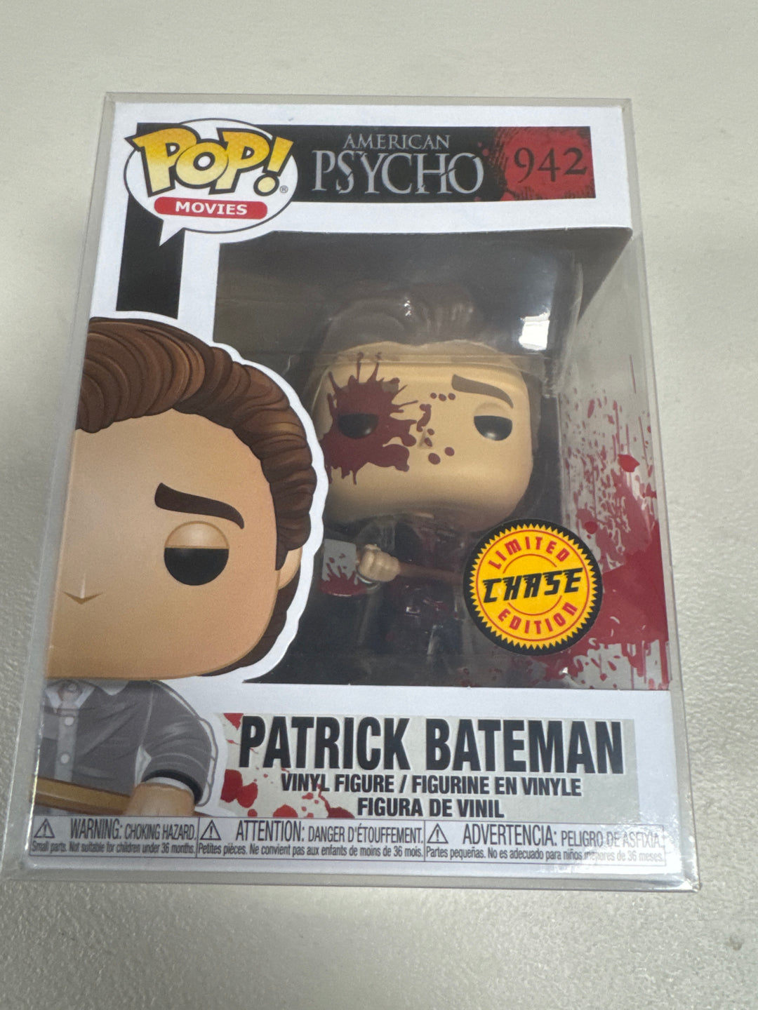 Funko Pop! Patrick Bateman #942 Chase American Psycho FP72426