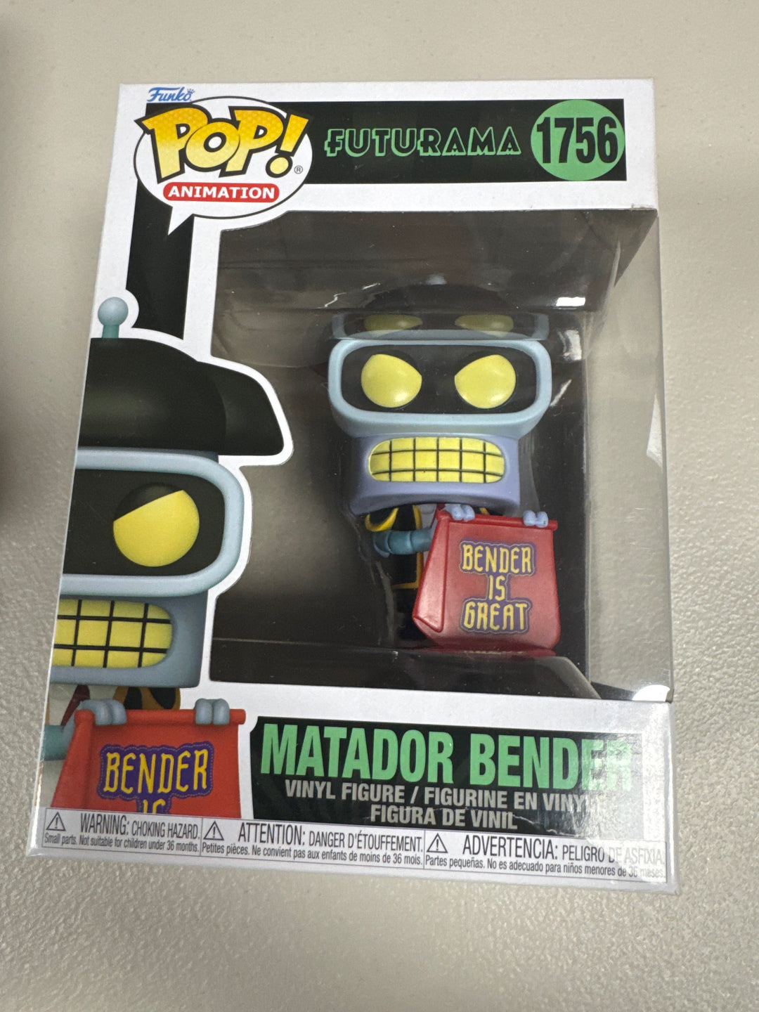 Funko Pop! Matador Bender #1756 Futurama FP6426
