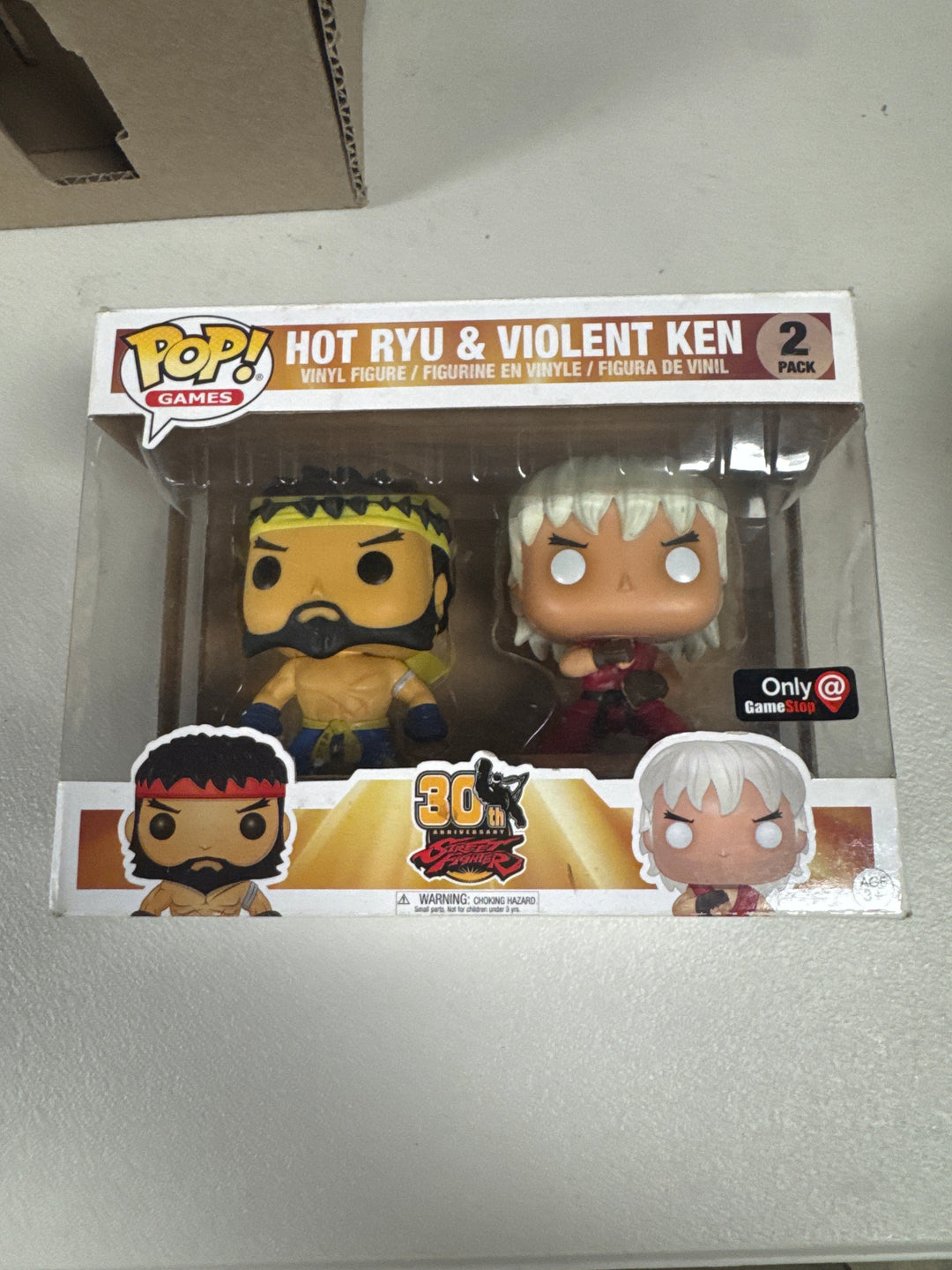 Funko Pop! Hot Ryu and Violent Ken 2 Pack Street Fighter FP92826