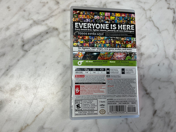 Super Smash Bros. Ultimate - CASE ONLY - Nintendo Switch CO92126