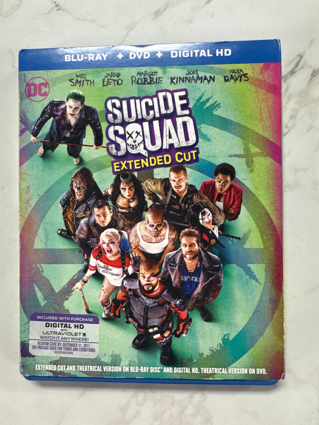 Suicide Squad Extended Cut -  Blu-Ray and DVD PM7726