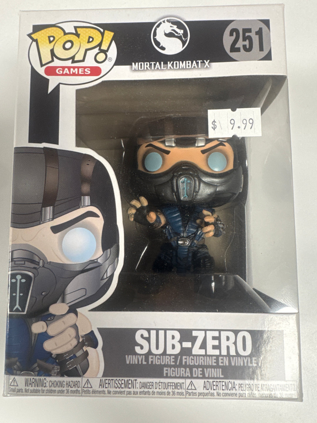 Funko Pop! Sub-Zero #251 Mortal Kombat X FP81126