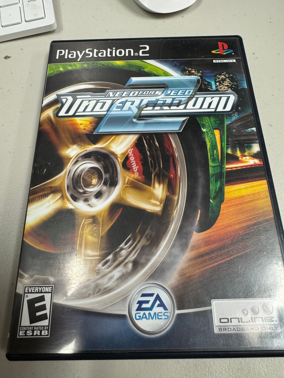 CASE ONLY NO GAME PlayStation 2, PS2 NEED FOR SPEED UNDERGROUND 2 M7124