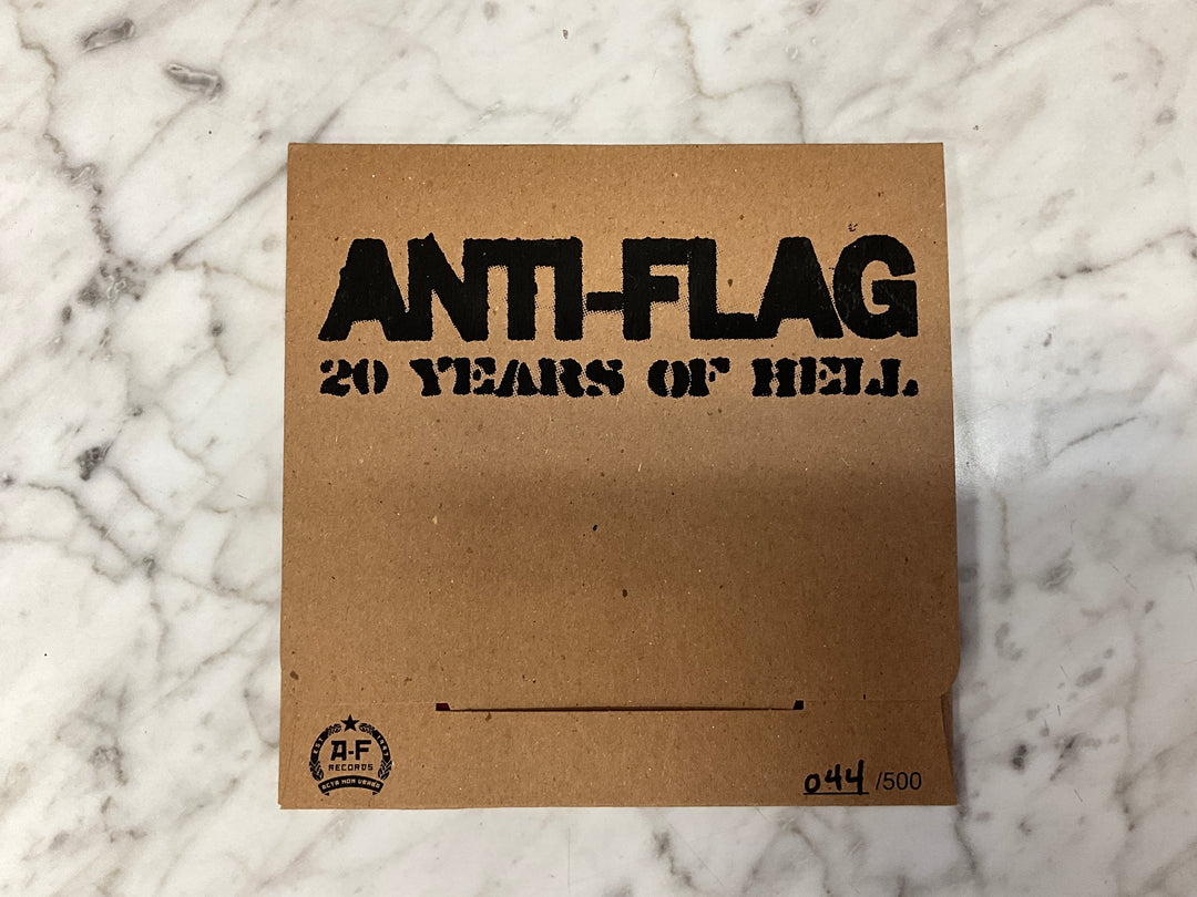 Anti-Flag / Worlds Scariest Police Chases - 20 Years of Hell: Volume 1 (July 2013 Red Translucent Vinyl, Numbered) Very Good Plus VR101726