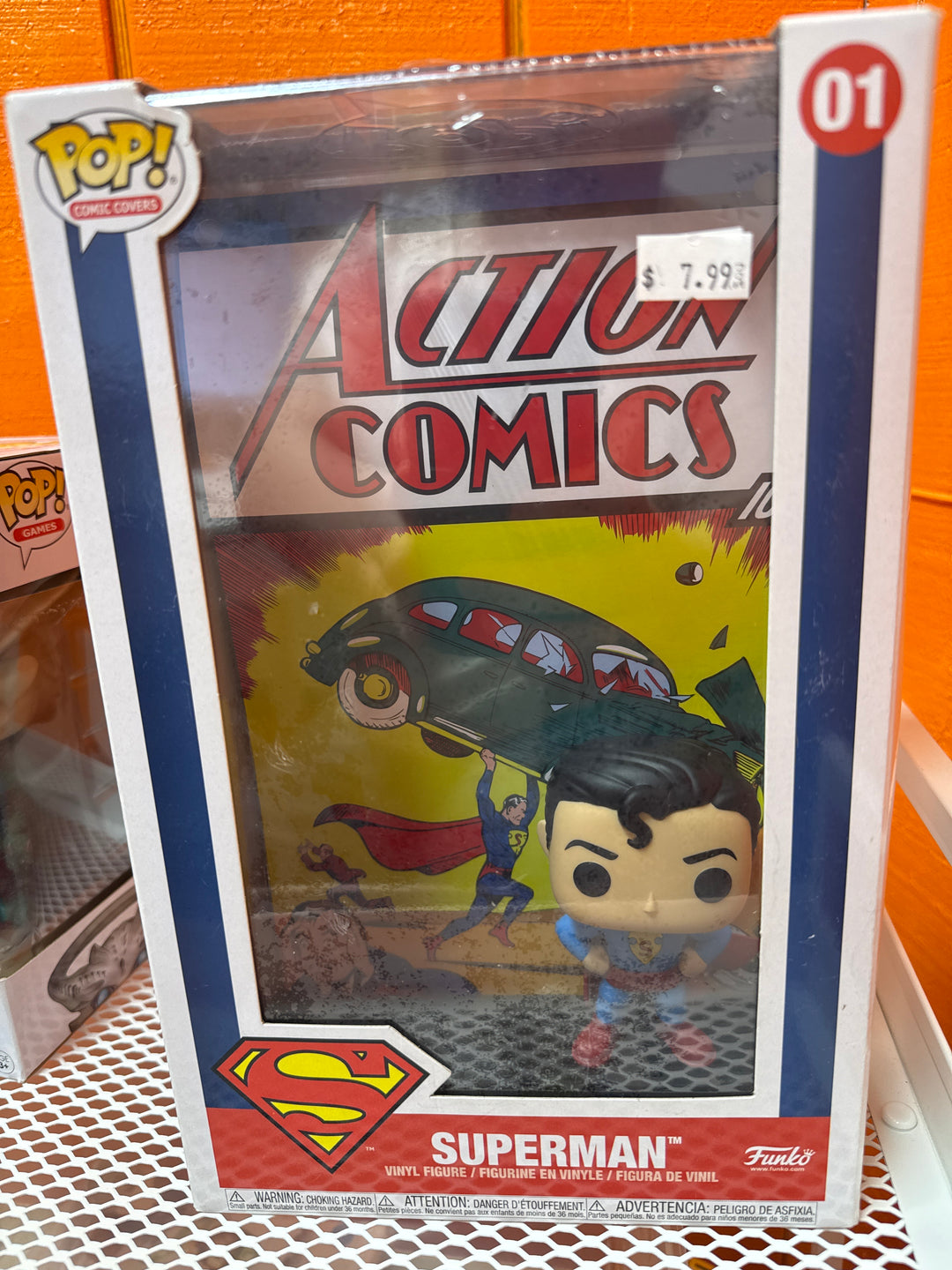 Funko Pop! Superman #01 Comic Book Cover with Case: DC Universe  FP41526