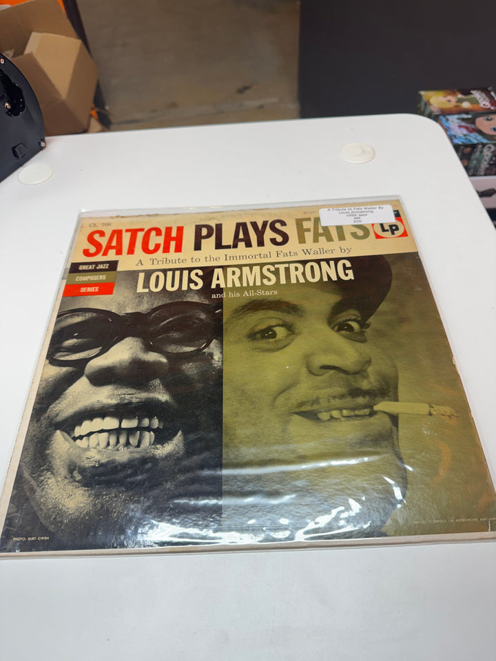 A Tribute to Fats Waller By Louis Armstrong  - (NM Condition) Vinyl Record VR32326