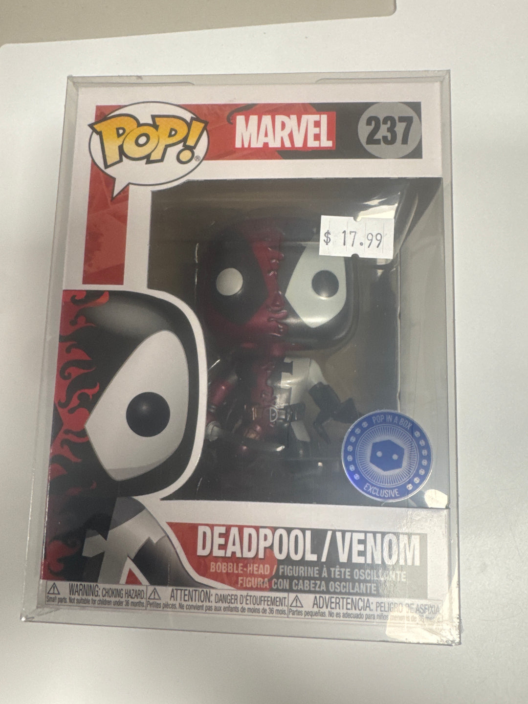 Funko Pop! Deadpool / Venom #237 Pop in a Box Marvel FP73026