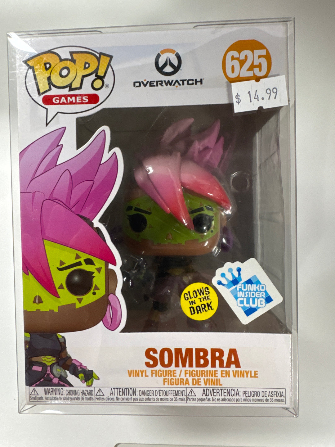 Funko Pop! Sombra #625 GITD Insider's Club Overwatch FP82426