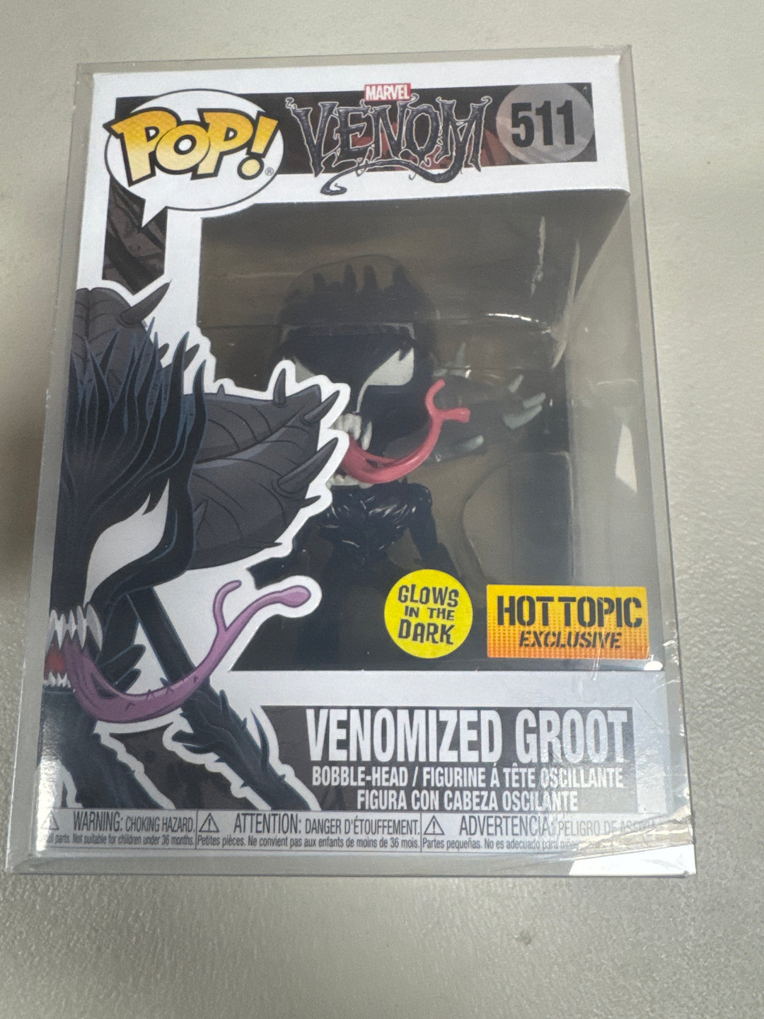 Funko Pop! Venomized Groot GITD Hot Topic Marvel Venom FP72826