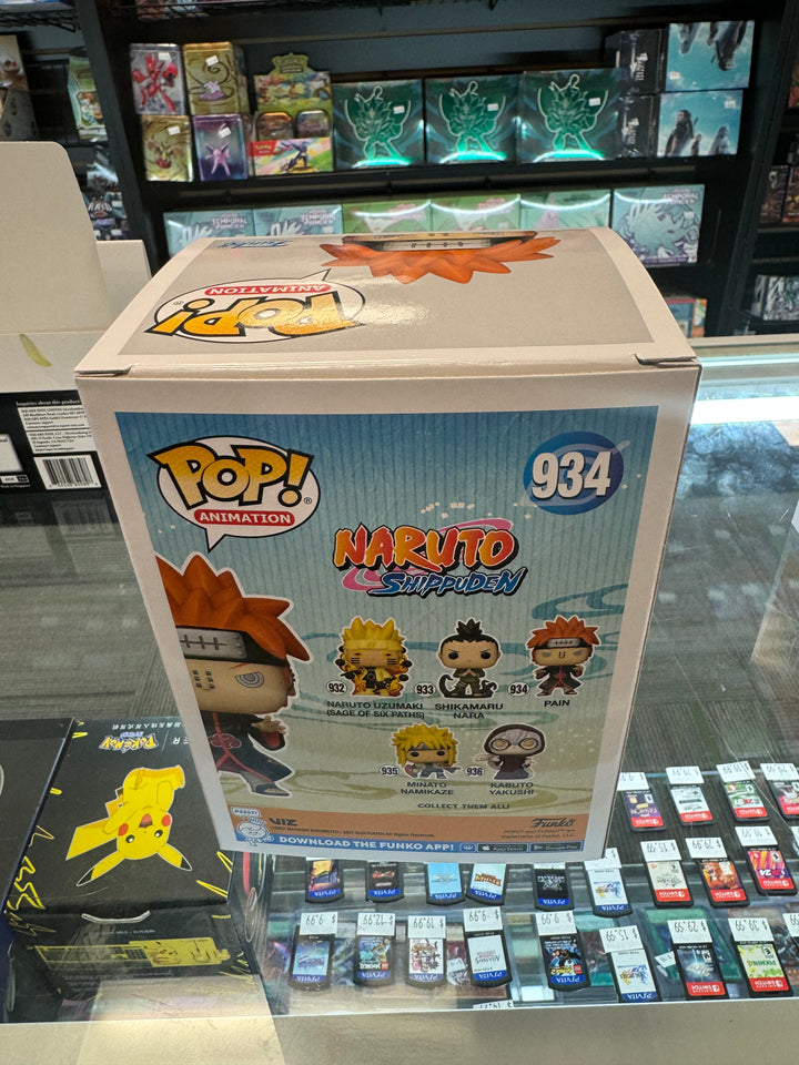 FUNKO POP! Naruto Shippuden GameStop Exclusive Pain GITD #934 mh61724