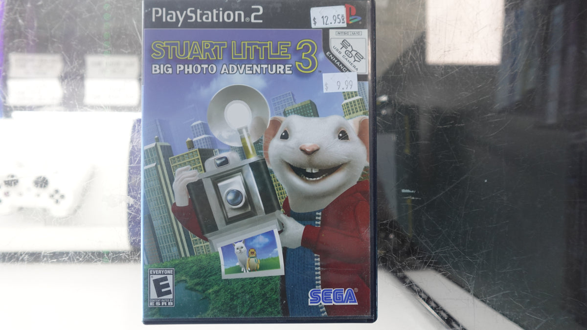 Jeu PS2 Stuart Little 3 : L'Aventure Photographique - Occasion Bon état - Sans Notice - PEGI 12