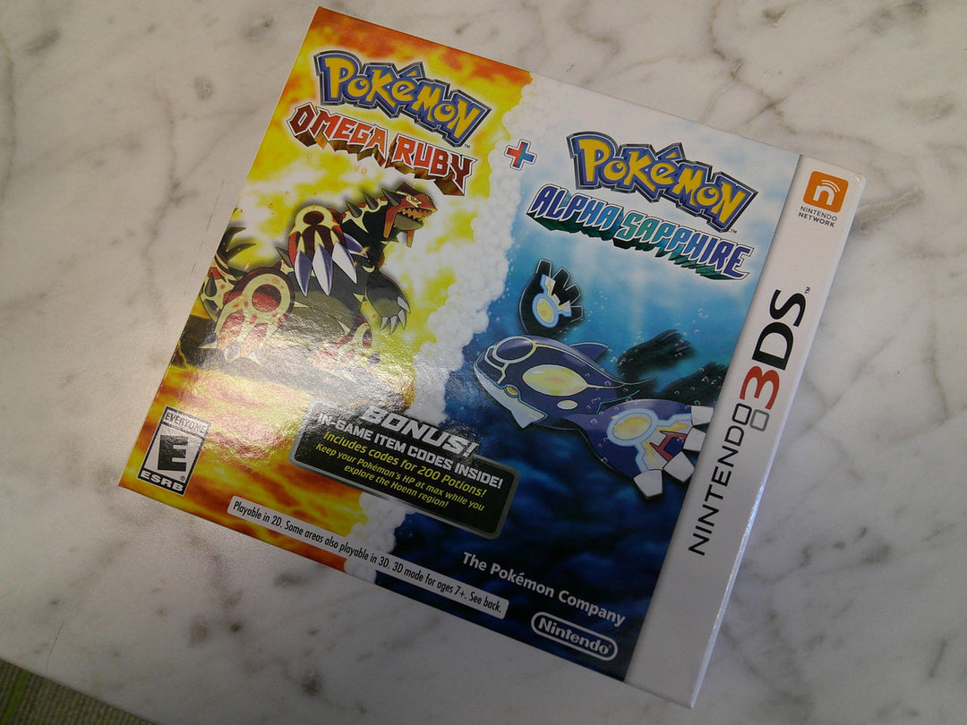 Pokemon Omega Ruby Alpha Sapphire Double Dual Pack NEW Factory Sealed Nintendo 3DS