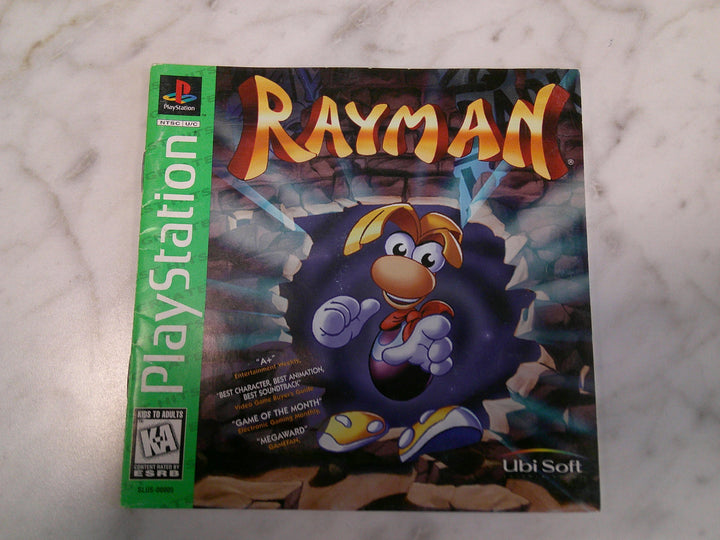 Rayman PS1 Playstation 1 Manual only