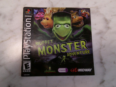 Muppet Monster Adventure PS1 Manual Only