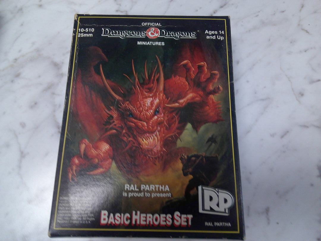 Dungeons & Dragons Official Ral Partha Mini Basic Heroes Set of 10 Figures