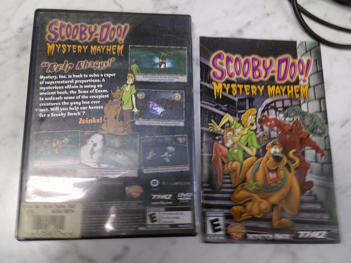 Scooby Doo Mystery Mayhem PS2 Case and Manual Only