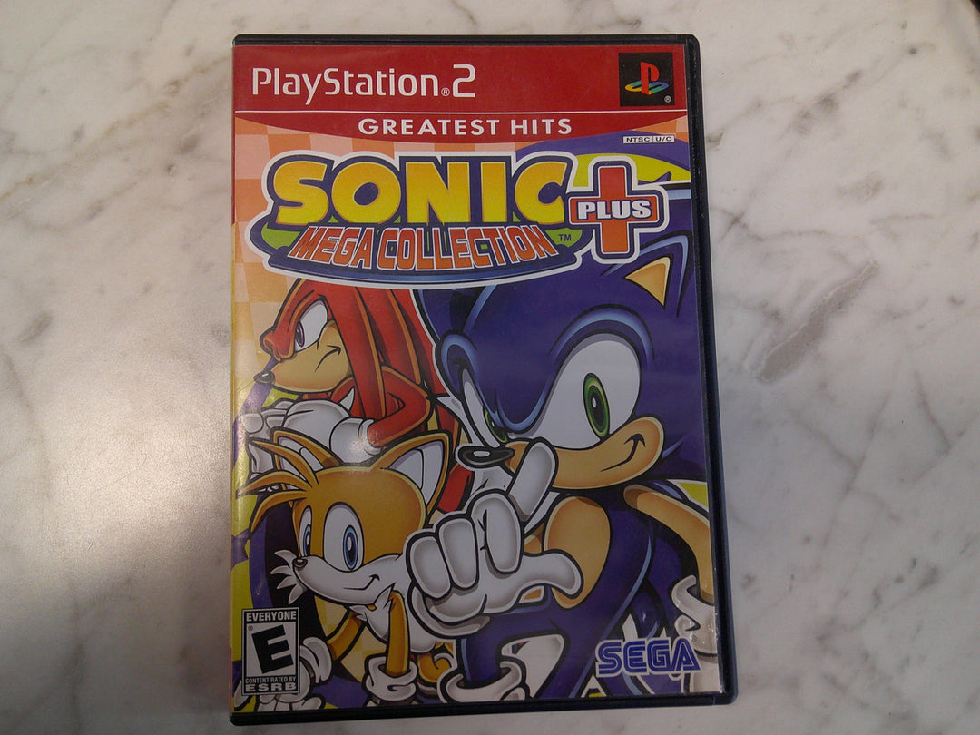 Sonic Mega Collection Plus PS2 Case and Manual Only