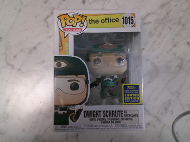 FUNKO POP ! DWIGHT SCHRUTE AS RECYCLOPS 1015 2020 SUMMER CONVENTION