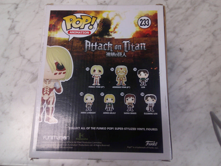 Funko POP! #233 Attack on Titan Female Titan 6" Action Figure