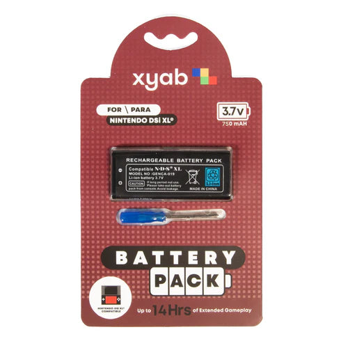 XYAB Rechargeable Battery Pack for Nintendo DSi XL