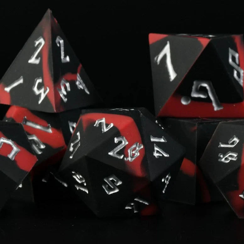Dark Matter Silicone Dice Set - Misty Mountain Gaming MM51926