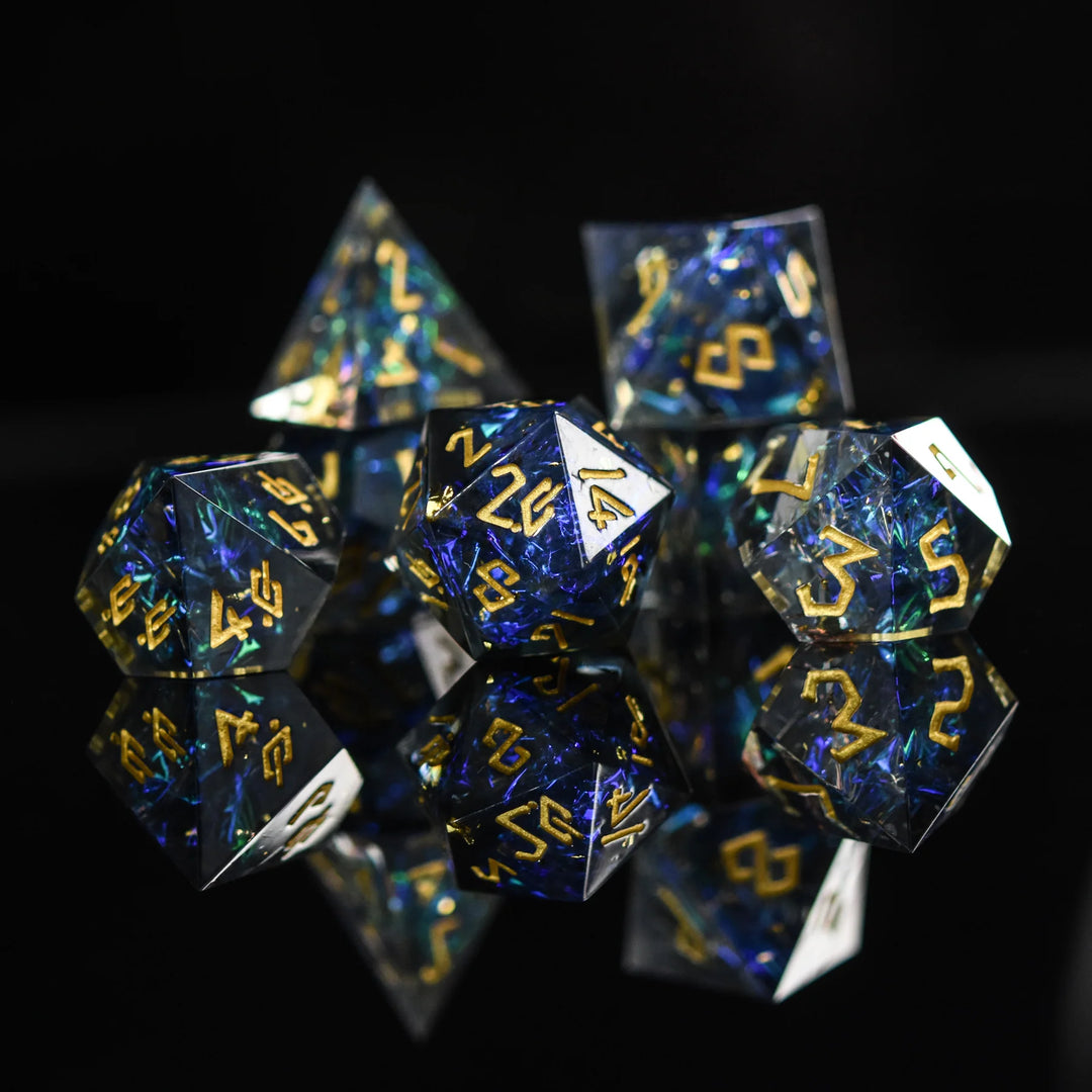 Dark Star Sharp-Edged Dice Set - Misty Mountain Gaming MM51926