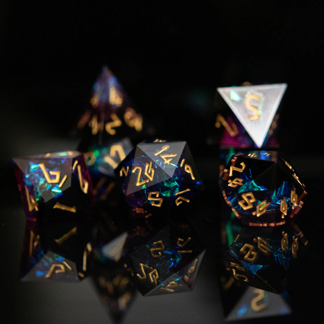Disenchanted Sharp-Edged Dice Set - Misty Mountain Gaming MM51926
