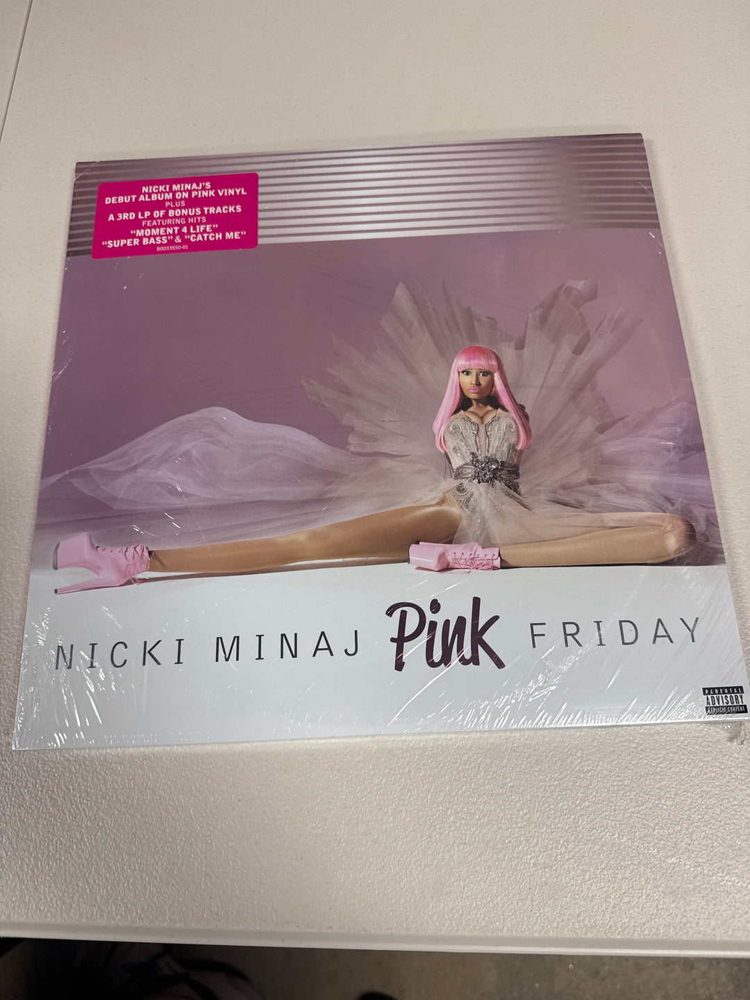 Nicki Minaj - Pink Friday [3LP] (Pink/White Swirl Vinyl, 10th Anniversary Deluxe Edition, 8 bonus tracks, gatefold) NEW Vinyl Record NVR51926