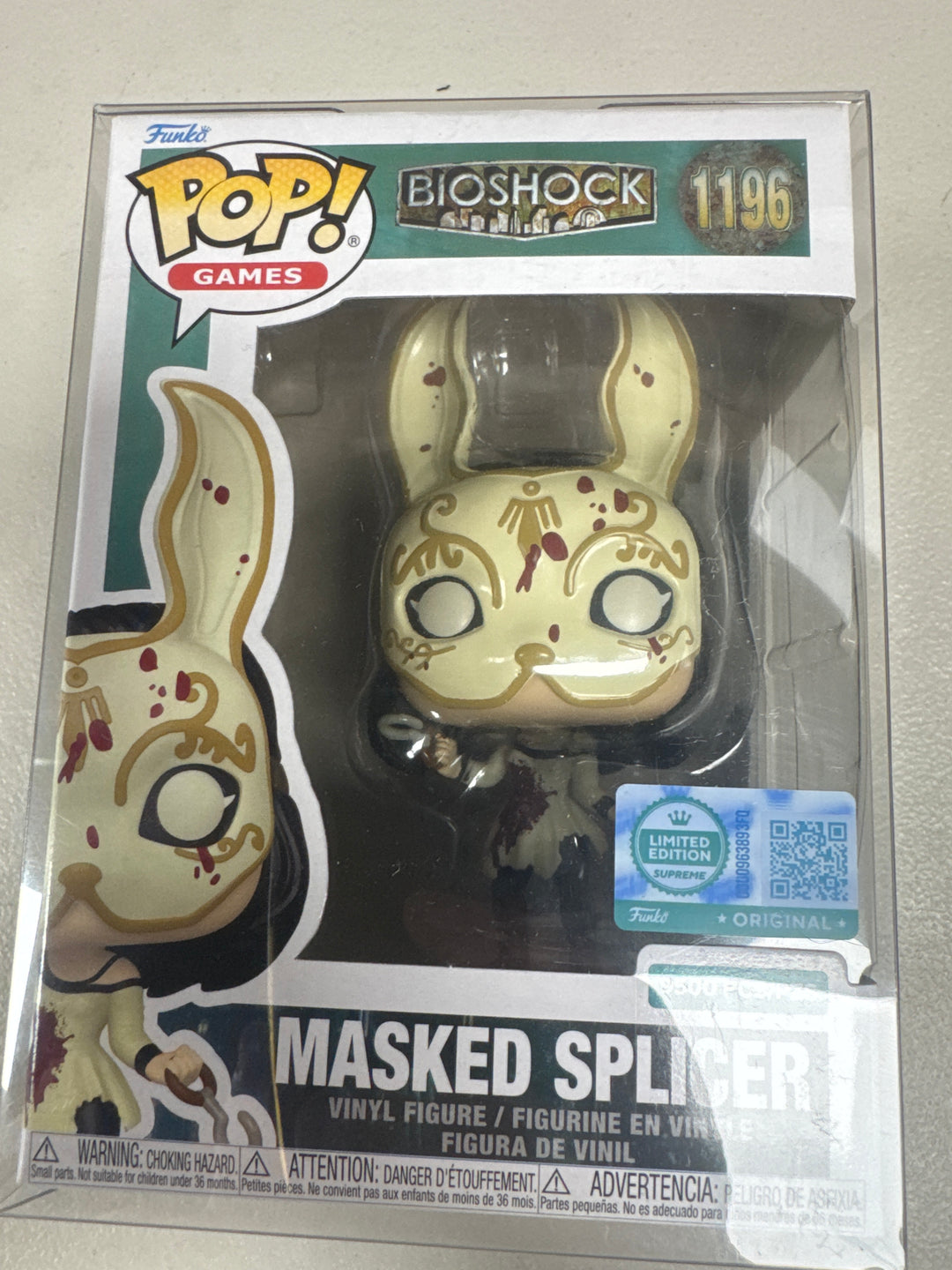 Funko Pop! Masked Splicer Limited  #1196 Bioshock  FP82126