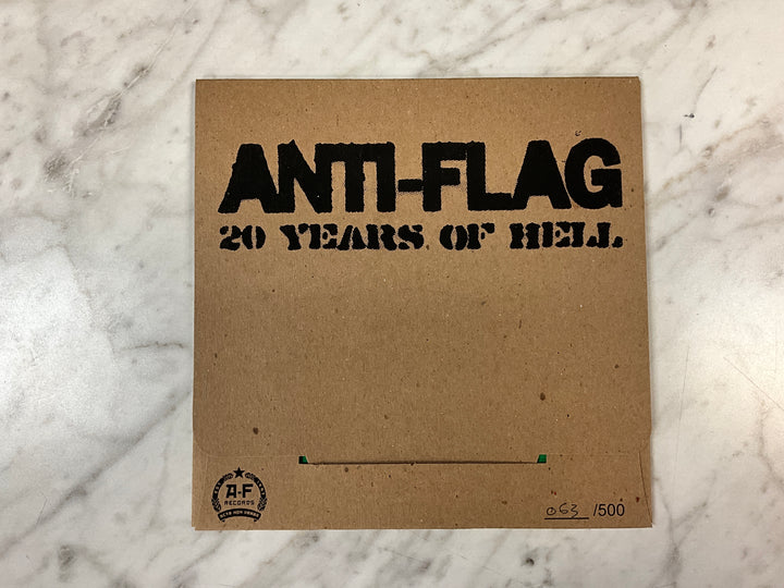 Anti-Flag / One If By Land - 20 Years of Hell: Volume 4 (February 2014 Green Translucent Vinyl, Numbered) Very Good Plus VR101726