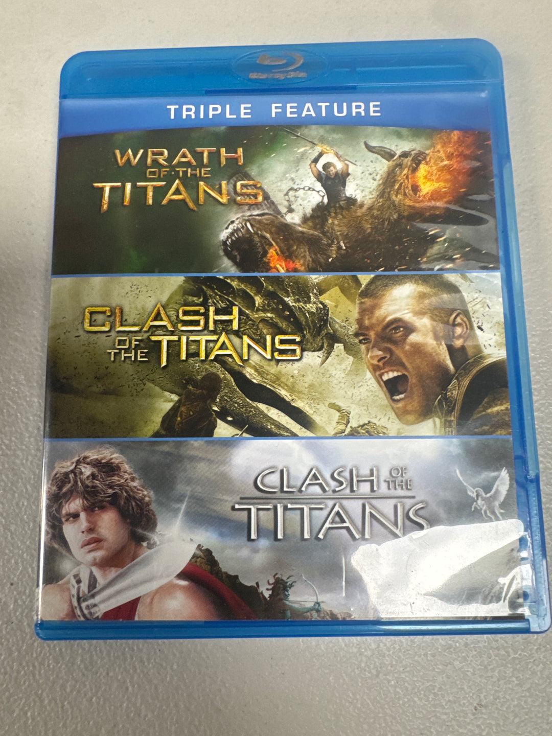 Triple Feature: Wrath of the Titans/Clash of the Titans (2010/Clash of the Titans (1981) - Blu Ray PM91026