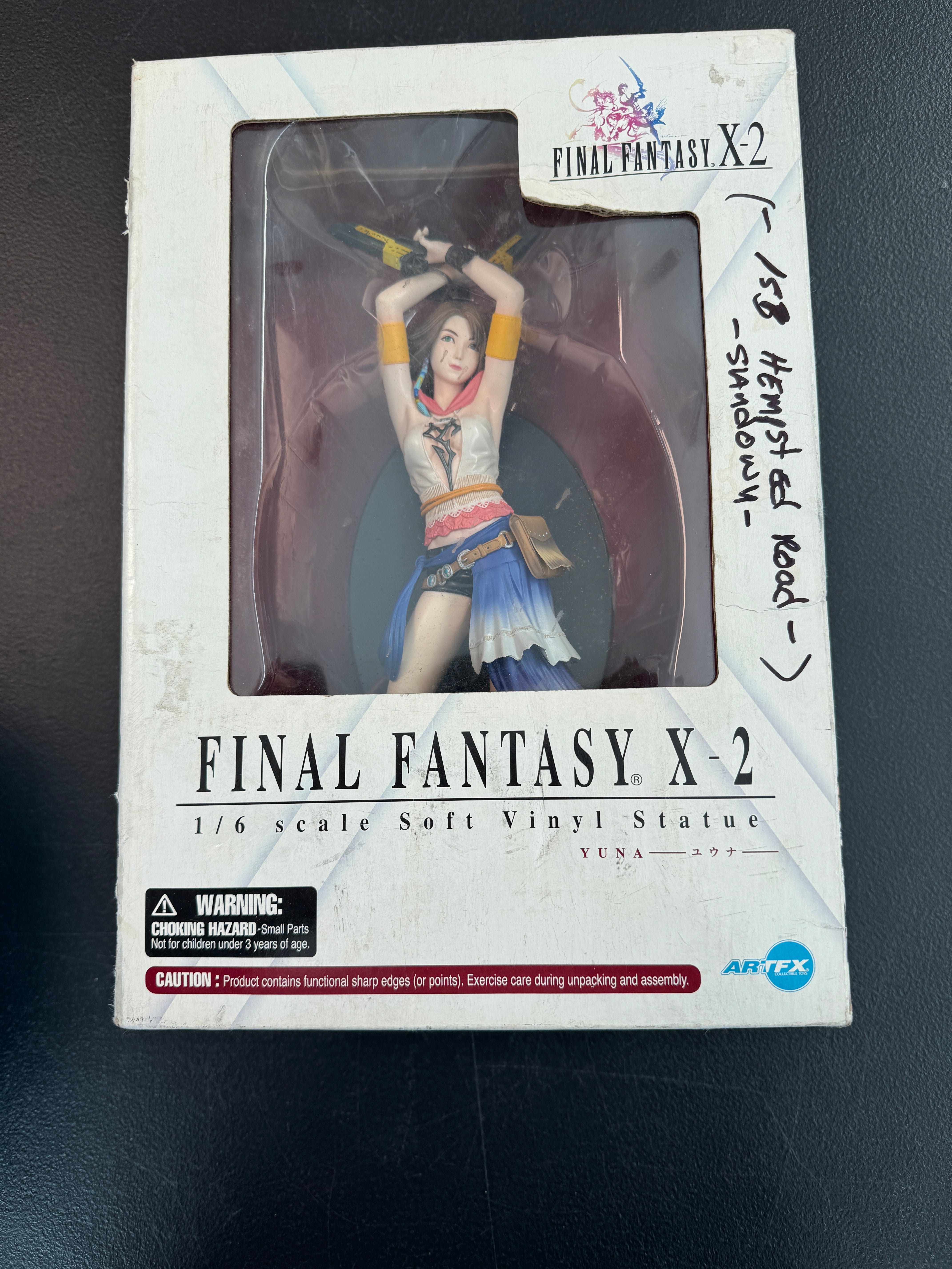 Final Fantasy X-2 1/6 scale Soft Vinyl Yuna Statue (Box Shows Wear