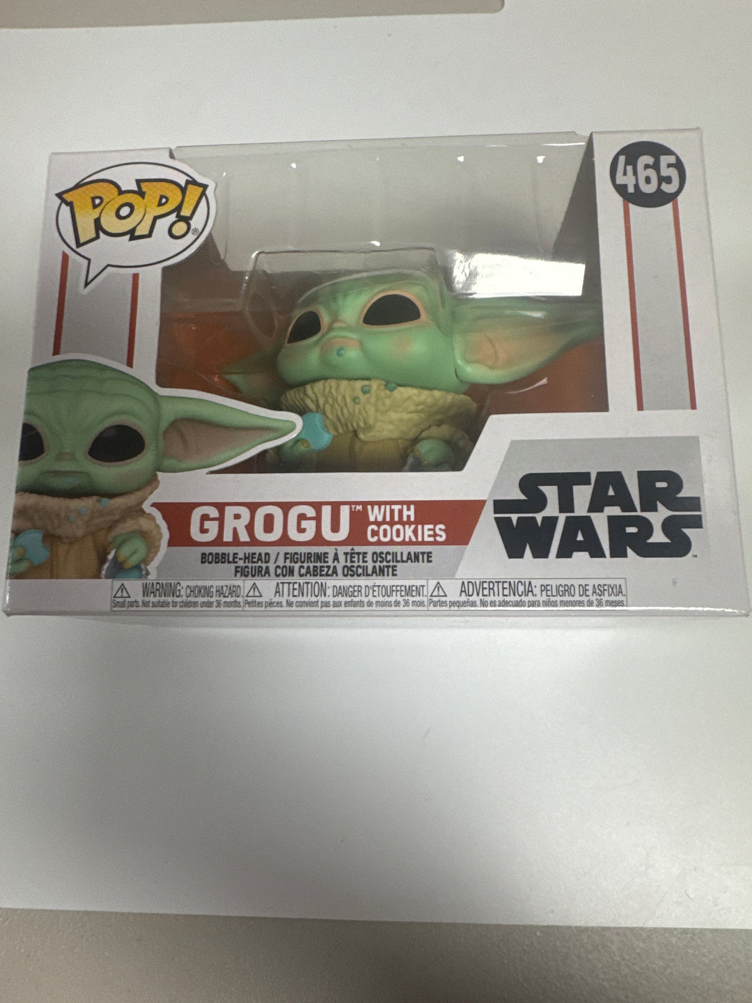 Funko Pop! Grogu with Cookies #465  Star Wars The Mandalorian  FP73026