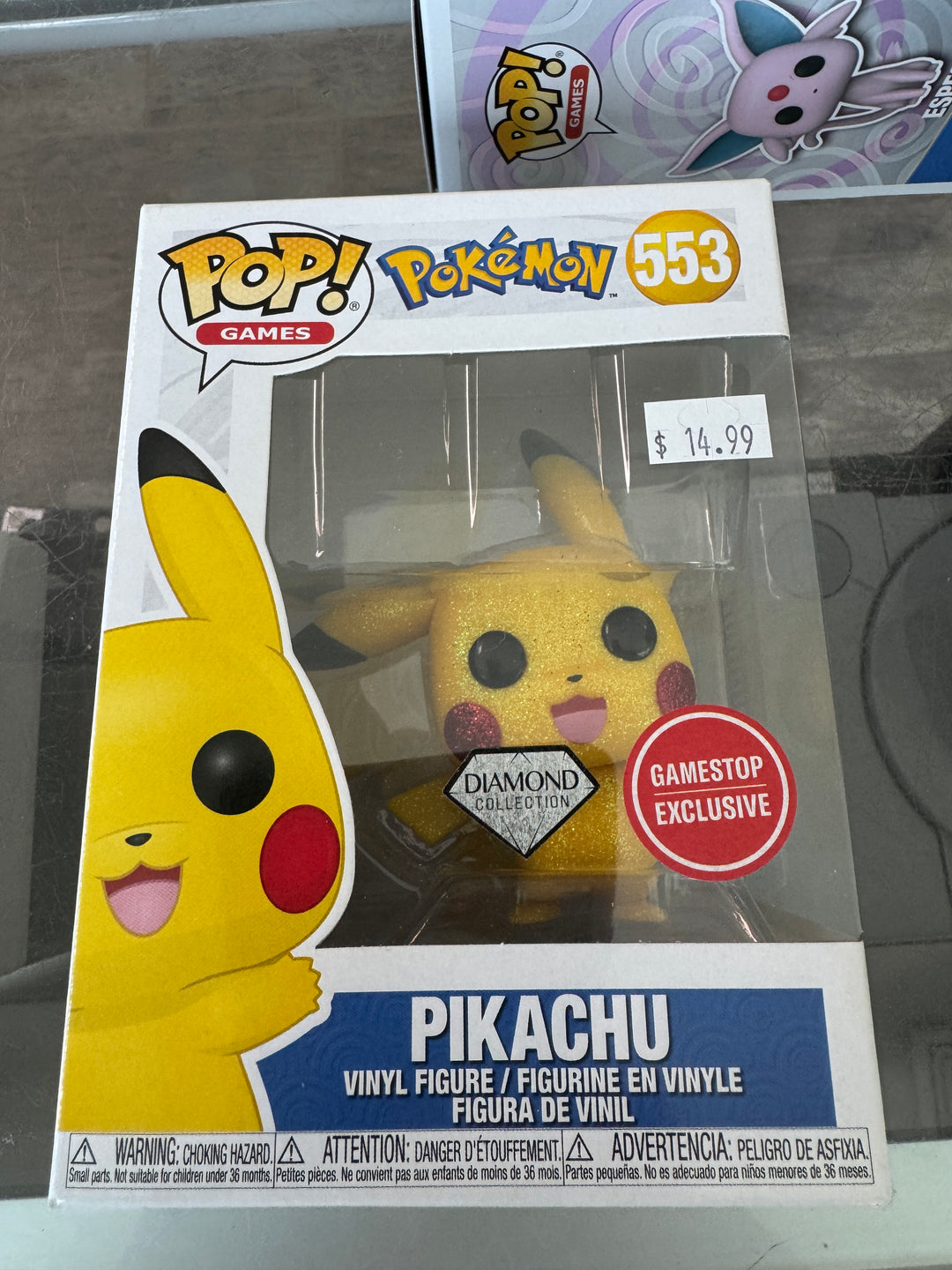 Pokémon - Pikachu (Diamond Collection) - GameStop (GS) (Exclusive) #553 - Funko Pop