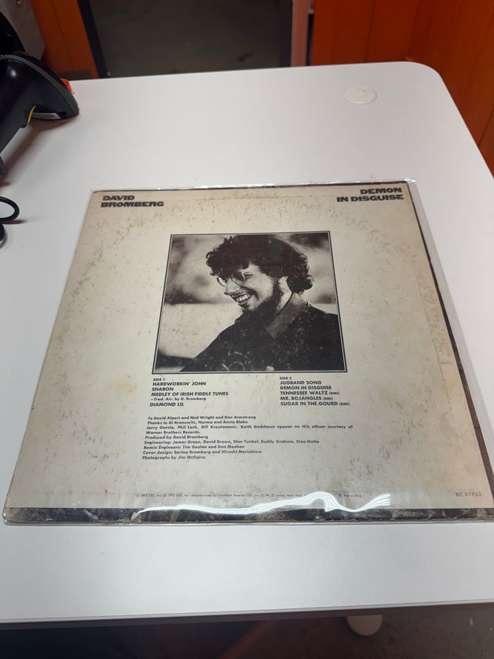 David Bromberg - Demon in Disquise (VG Condition) Vinyl Record   VR31826