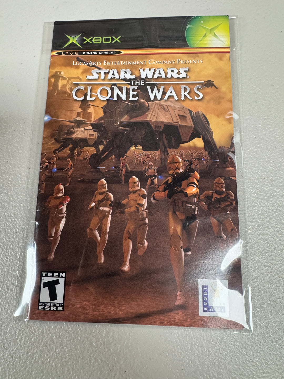 Star Wars: The Clone Wars - Xbox Manual Only MO6526