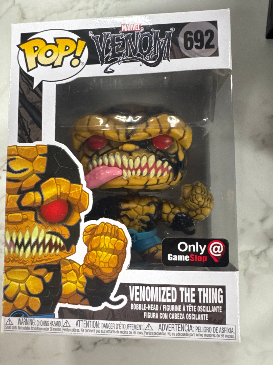 Funko Pop! Venomized The Thing #692 Marvel Venom FP72026