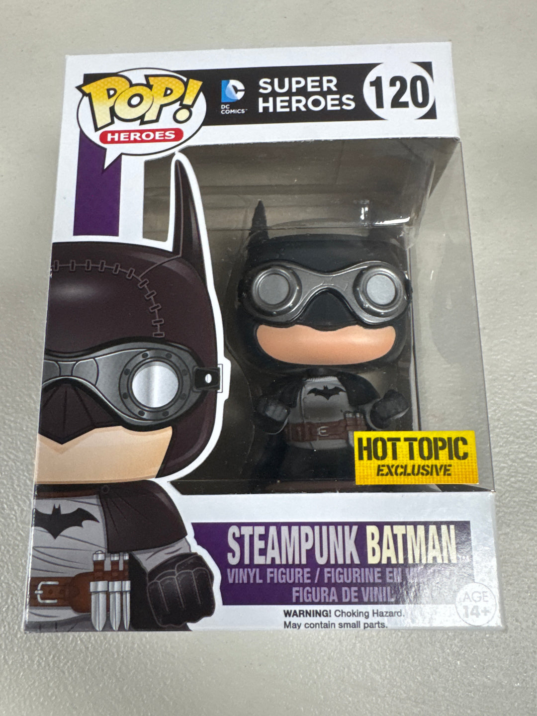 Funko Pop! Steampunk Batman #120 Hot Topic DC Super Heroes  FP101326