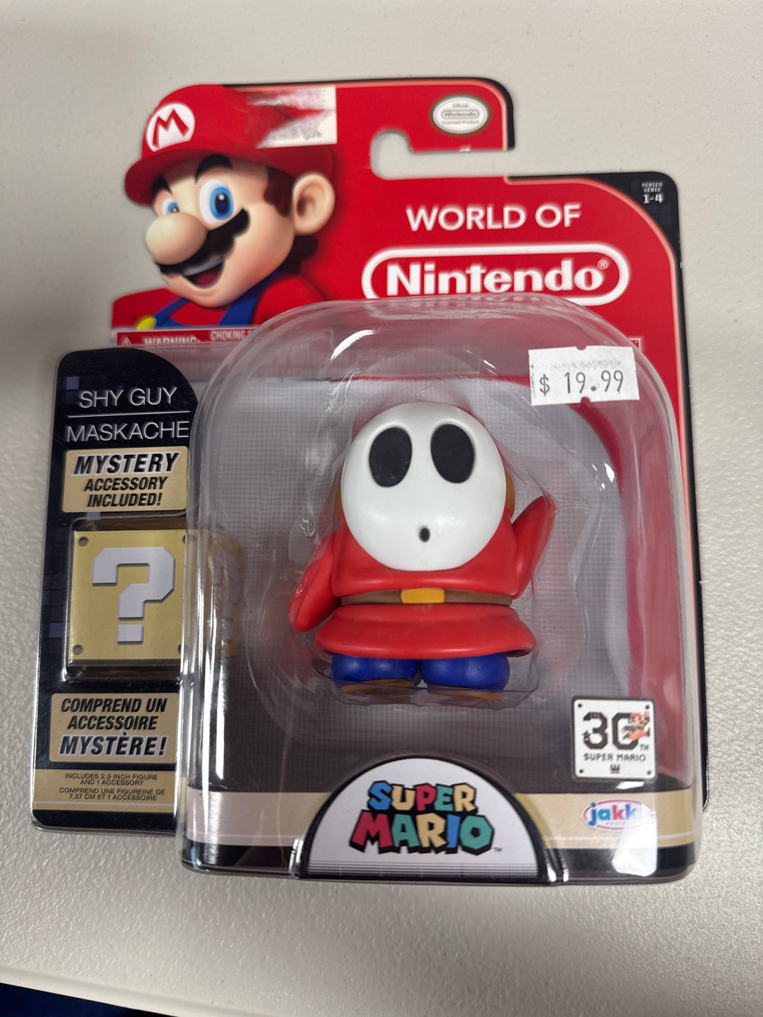 Jakks Pacific WORLD OF NINTENDO SUPER MARIO 4" FIGURE SHY GUY UT61826