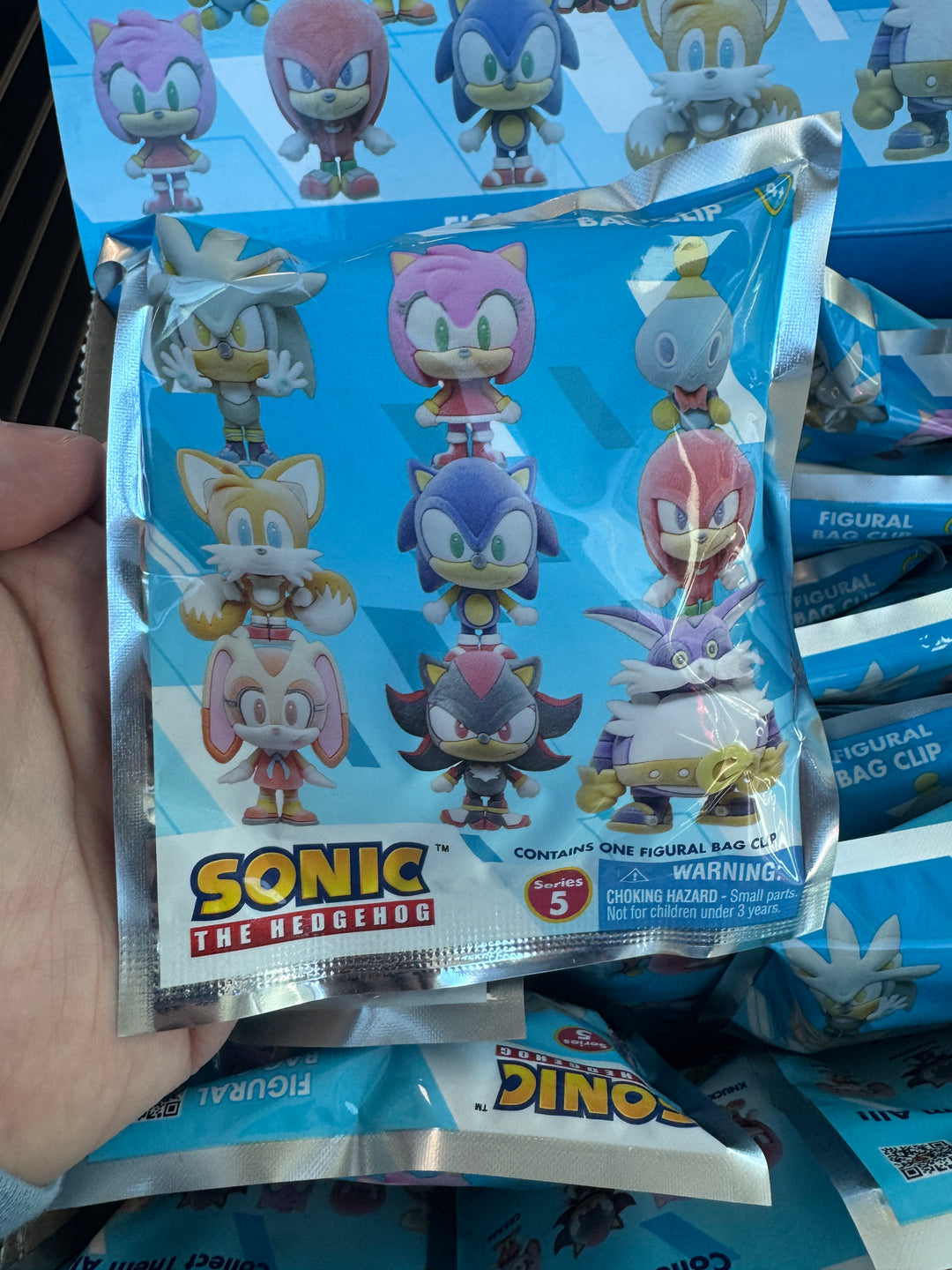 Sonic The Hedgehog Series 5  - Figural Bag Clip Blind Bag MD11626