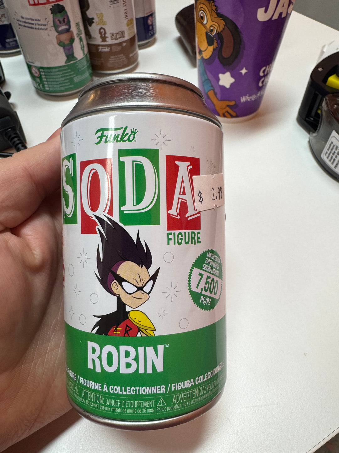 Funko Soda - DC Robin -Opened MD31326