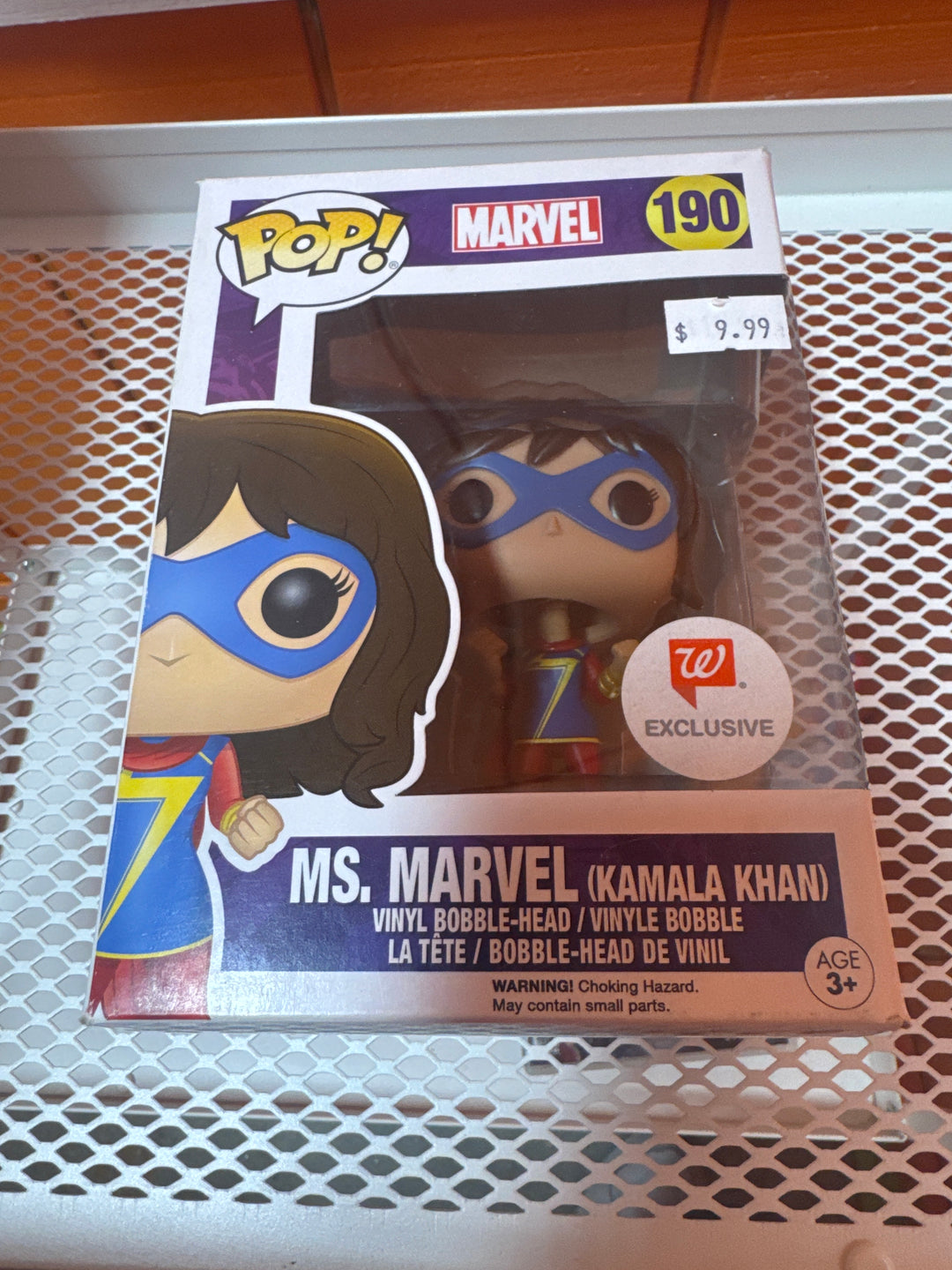 Funko Pop! Ms. Marvel (Kamala Khan) #190 (Walgreens) FP4726