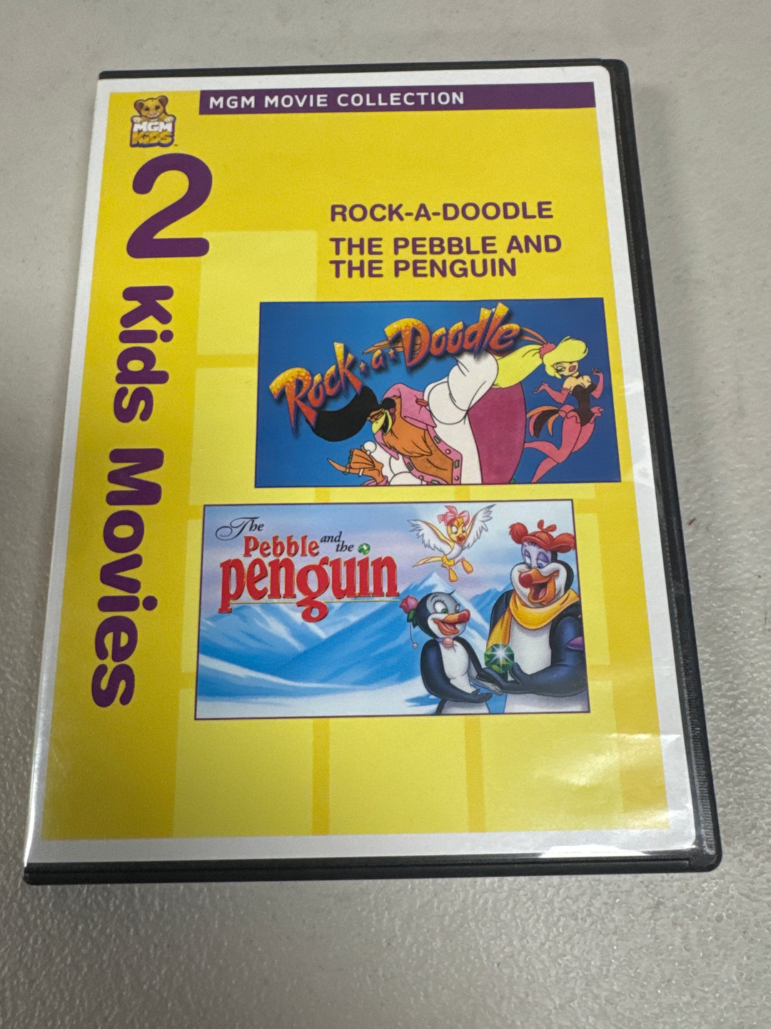 MGM Movie Collection: 2 Kids Movies - Rock-A-Doodle And The Pebble and The Penguin - DVD PM91726